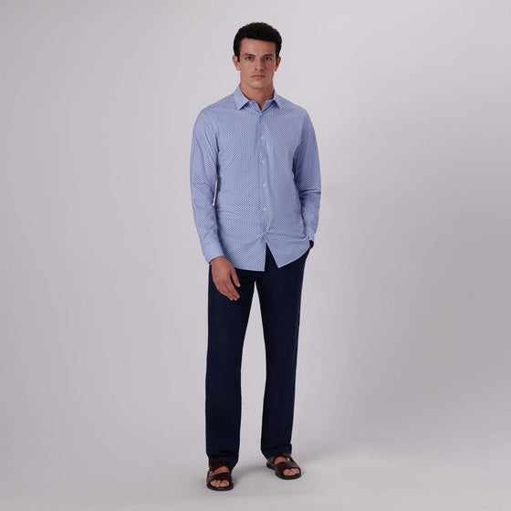 Bugatchi - James - Chemise manches longues parasols OoohCotton® - LE CAPITAINE D'A BORD