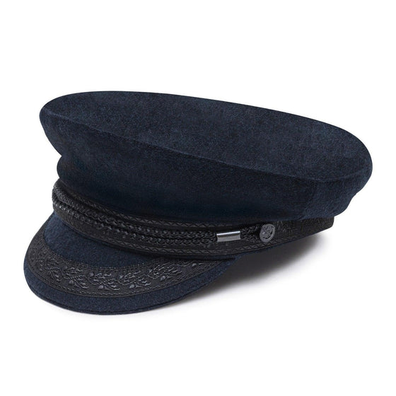 Camaret - Casquette de laine Capitaine (avec galons) - LE CAPITAINE D'A BORD