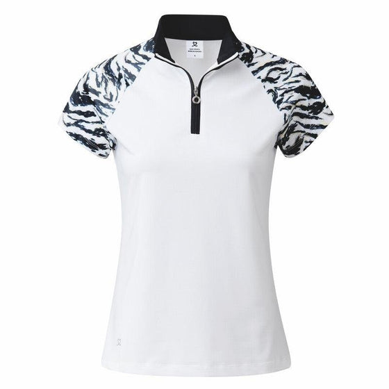 Daily Sports - Lens Cap Sleeve Zip Neck Polo Shirt - LE CAPITAINE D'A BORD