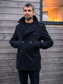  Dalmard Marine - Bilbao - Caban pour homme de laine - LE CAPITAINE D'A BORD