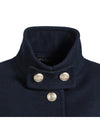 Dalmard Marine - Brighton Cachemire - Manteau long pour femme - LE CAPITAINE D'A BORD
