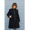 Brighton - Manteau long de laine pour femme - LE CAPITAINE D'A BORD - 2
