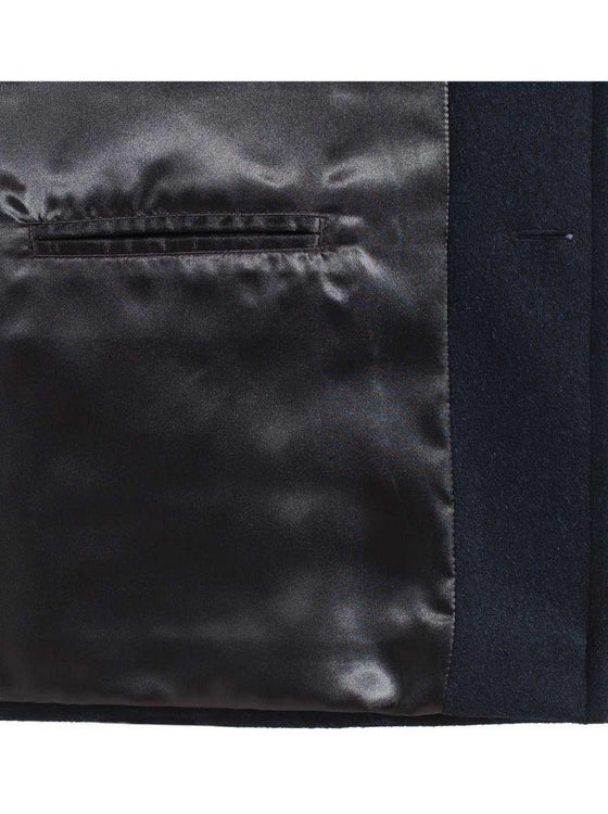 Dalmard Marine - Oslo - Caban de laine pour homme - Marine - LE CAPITAINE D'A BORD