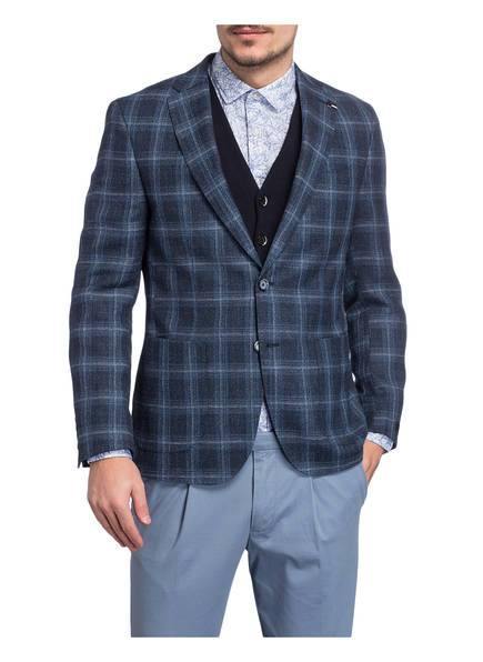 Digel - Edward - Veston à carreaux Soft Linen - Bleu - LE CAPITAINE D'A BORD