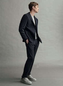  Digel - Karun et Kody - Habit rayé avec veston et pantalon Slim Fit - LE CAPITAINE D'A BORD