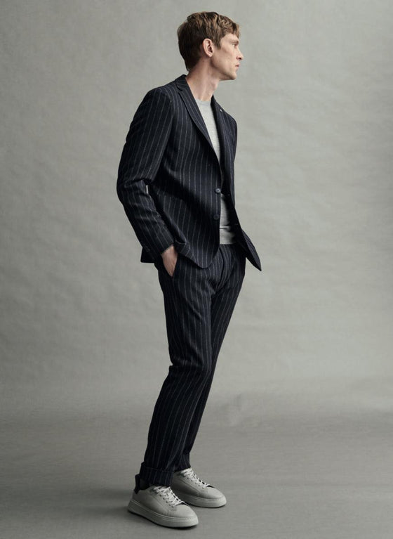 Digel - Karun et Kody - Habit rayé avec veston et pantalon Slim Fit - LE CAPITAINE D'A BORD