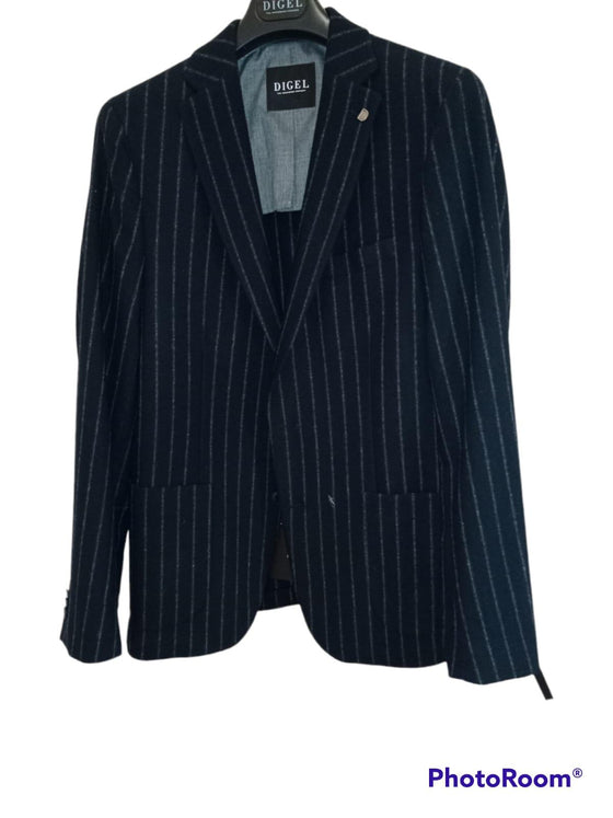 Digel - Karun et Kody - Habit rayé avec veston et pantalon Slim Fit - LE CAPITAINE D'A BORD