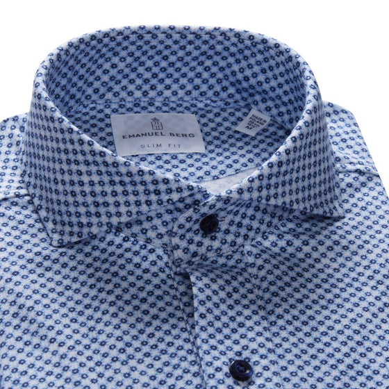 Emanuel Berg - Marselie - Polo manches courtes Premium Jersey Knit - Modern Fit - Marine - LE CAPITAINE D'A BORD