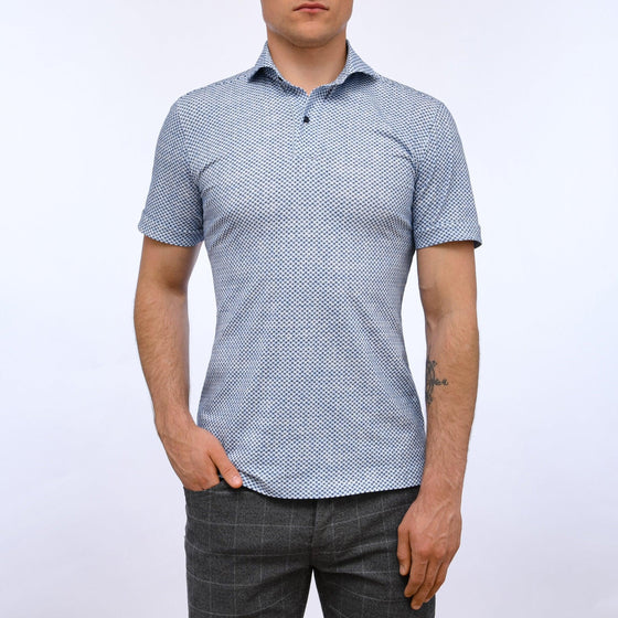 Emanuel Berg - Marselie - Polo manches courtes Premium Jersey Knit - Modern Fit - Marine - LE CAPITAINE D'A BORD