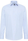 ETERNA - Chemise manches longues rayé Modern Fit - Poudre/Blanc - LE CAPITAINE D'A BORD