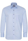 ETERNA - Chemise motifs manches longues Modern Fit - LE CAPITAINE D'A BORD