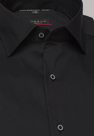 ETERNA - Chemise unie Performance manches longues - Modern Fit - LE CAPITAINE D'A BORD