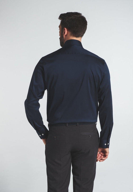 ETERNA - Chemise unie Performance manches longues - Modern Fit - LE CAPITAINE D'A BORD