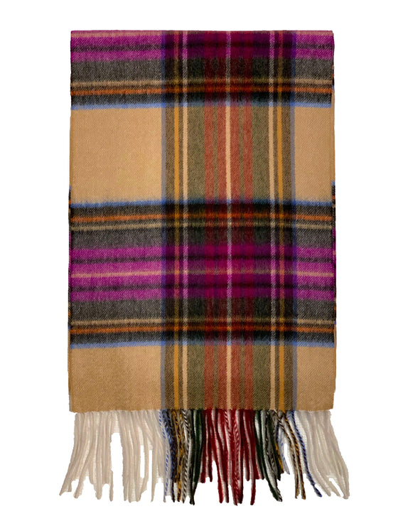 Hemley - Foulard à carreaux de laine et cachemire - LE CAPITAINE D'A BORD