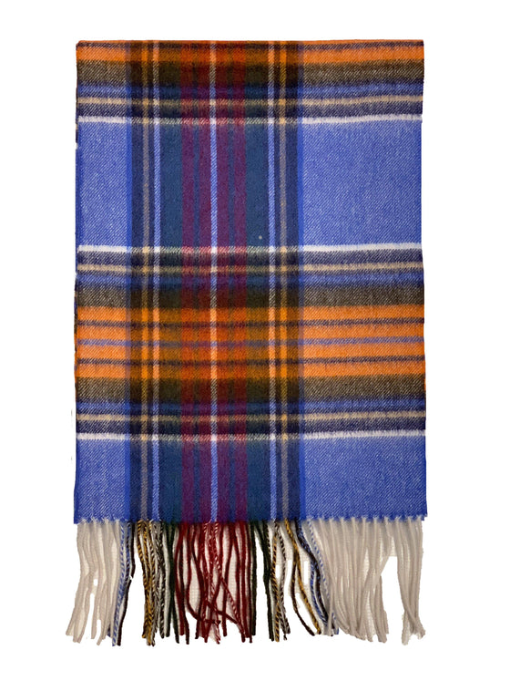 Hemley - Foulard à carreaux de laine et cachemire - LE CAPITAINE D'A BORD