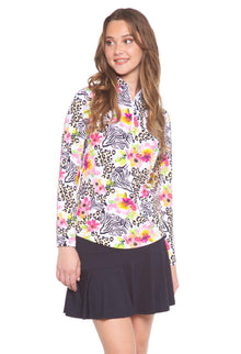  Ibkül - Eva Long Sleeve Mock Neck - 10858 - LE CAPITAINE D'A BORD