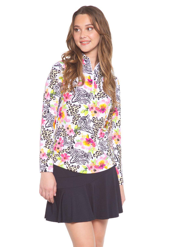 Ibkül - Eva Long Sleeve Mock Neck - 10858 - LE CAPITAINE D'A BORD