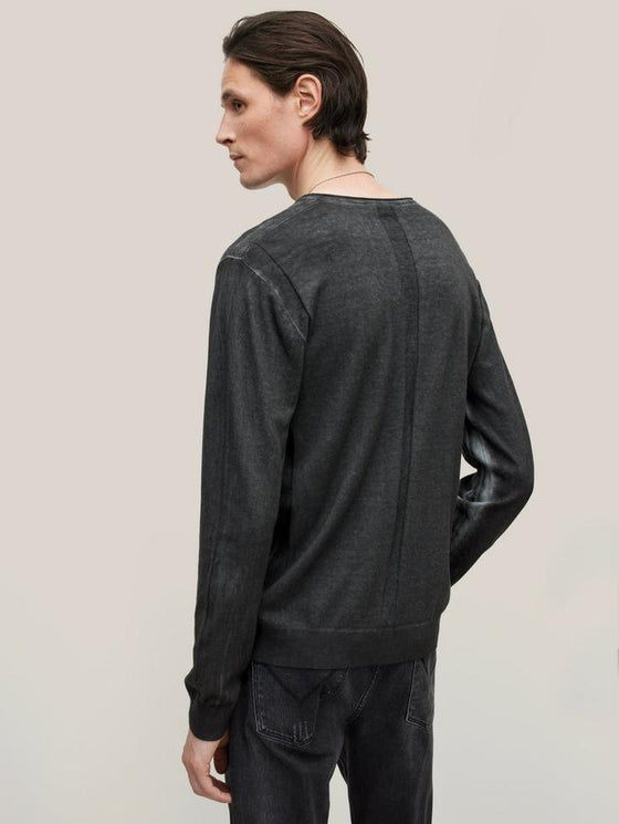 John Varvatos - Drew Chandail Col V de Coton et Soie - LE CAPITAINE D'A BORD