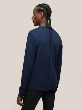 John Varvatos - Drew Chandail Col V de Coton et Soie - LE CAPITAINE D'A BORD