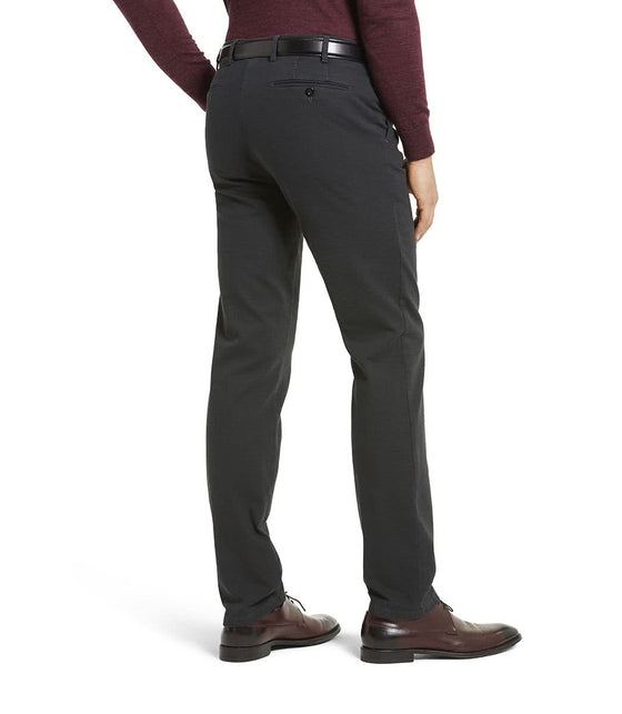 Meyer - Pantalon coton pied de poule Milano 8566 - LE CAPITAINE D'A BORD