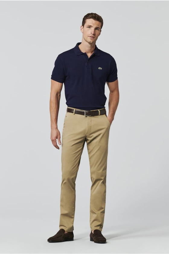 Meyer - Pantalon extensible de soie et coton Bonn 8096 - LE CAPITAINE D'A BORD