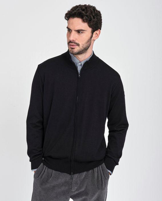 Paul & Shark - Cardigan de laine mérinos - LE CAPITAINE D'A BORD