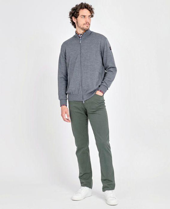 Paul & Shark - Cardigan de laine mérinos - LE CAPITAINE D'A BORD