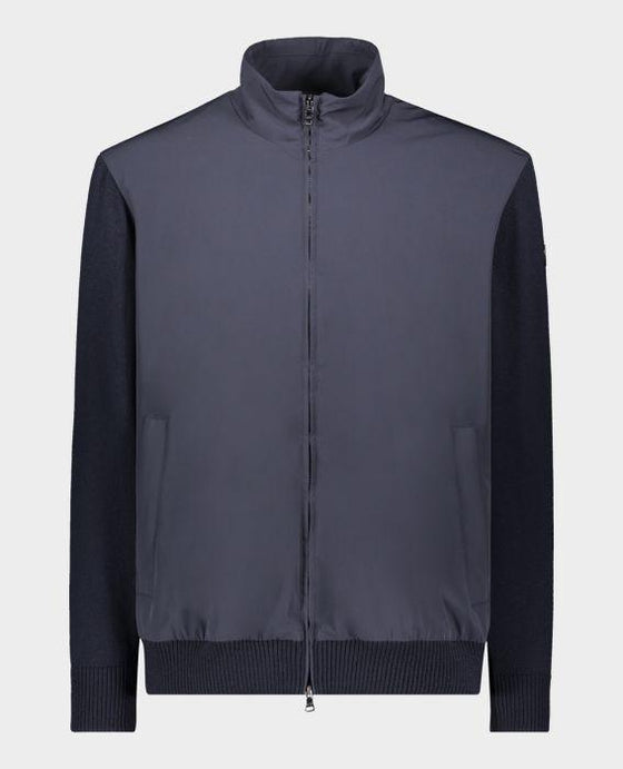 Paul & Shark - Cardigan de nylon avec manches en tricot - LE CAPITAINE D'A BORD