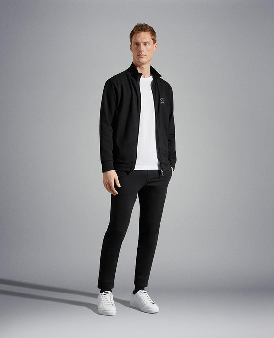 Paul & Shark - Cardigan jogging de coton stretch - LE CAPITAINE D'A BORD