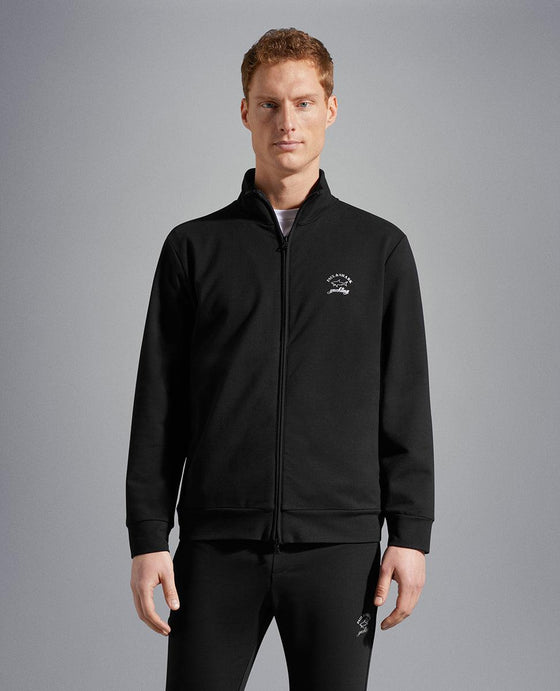 Paul & Shark - Cardigan jogging de coton stretch - LE CAPITAINE D'A BORD