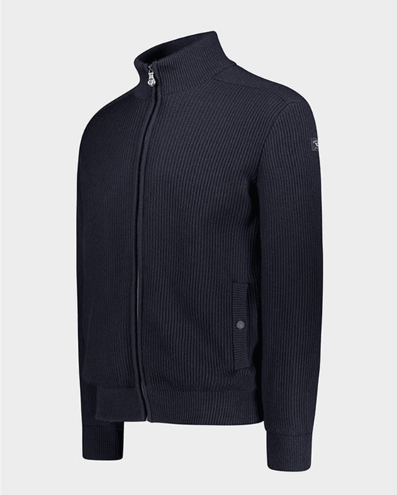 Paul & Shark - Cardigan zip de laine doublé - LE CAPITAINE D'A BORD