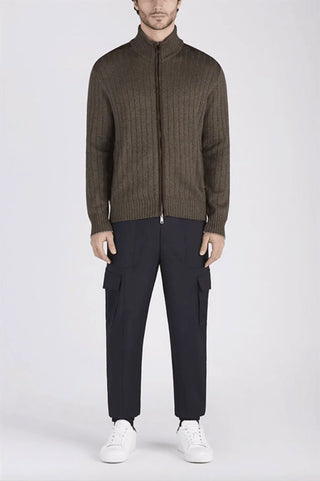 Paul & Shark - Cardigan zip de laine et cachemire - LE CAPITAINE D'A BORD
