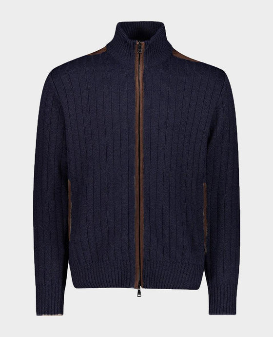 Paul & Shark - Cardigan zip de laine et cachemire - LE CAPITAINE D'A BORD