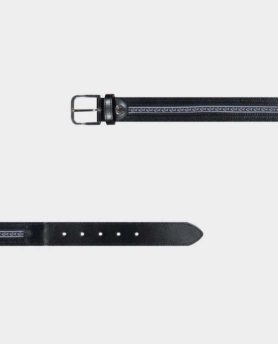 Paul & Shark - Ceinture de cuir avec petits requins - LE CAPITAINE D'A BORD