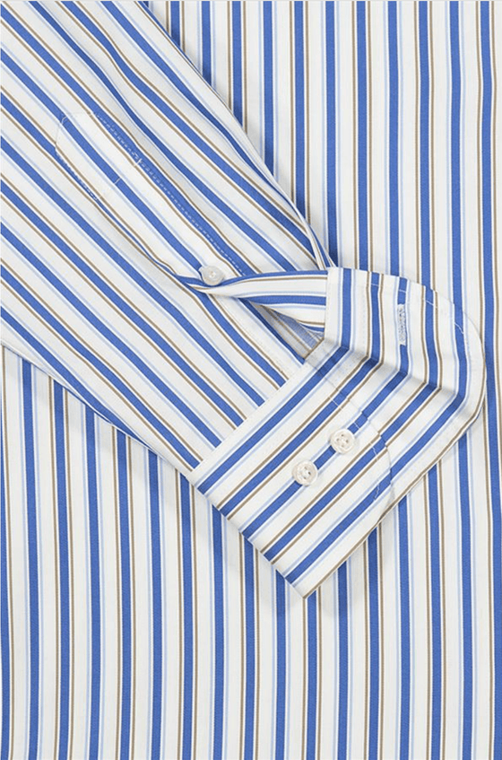 Paul & Shark - Chemise à rayures de twill de coton - LE CAPITAINE D'A BORD