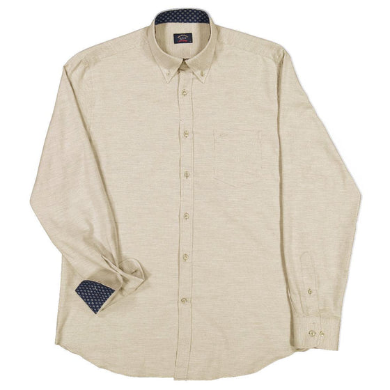 Paul & Shark - Chemise de flanelle unie - LE CAPITAINE D'A BORD