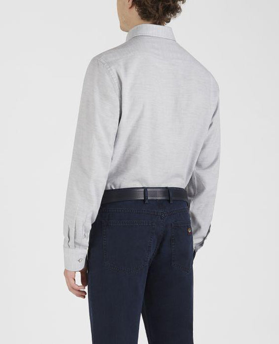 Paul & Shark - Chemise de flanelle unie - LE CAPITAINE D'A BORD