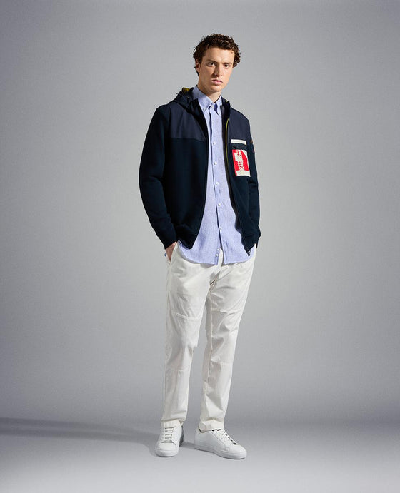 Paul & Shark - Chemise de lin manches longues à rayures - LE CAPITAINE D'A BORD