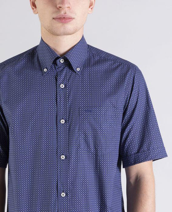 Paul & Shark - Chemise manches courtes à motifs - LE CAPITAINE D'A BORD