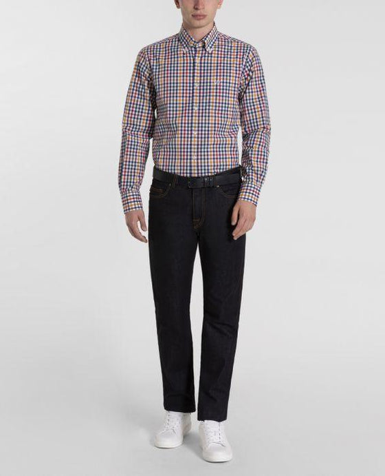 Paul & Shark - Chemise manches longues à carreaux - LE CAPITAINE D'A BORD