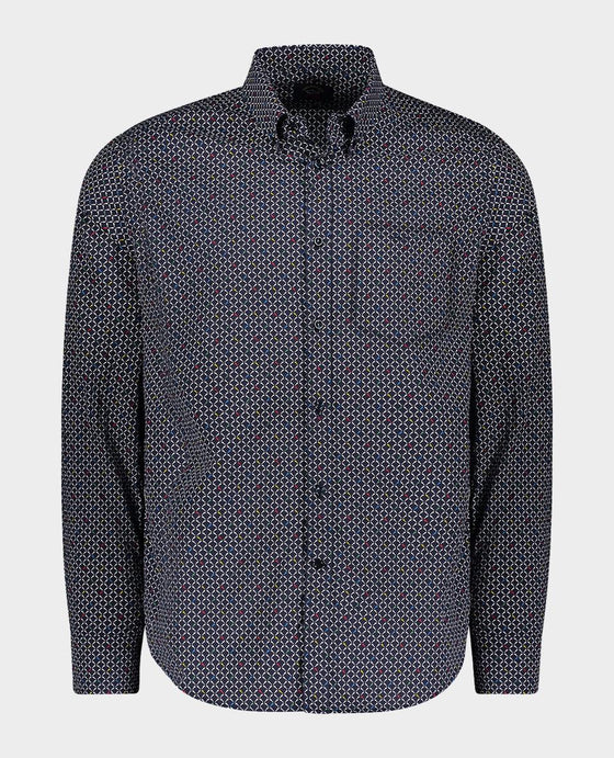 Paul & Shark - Chemise manches longues avec petits requins - LE CAPITAINE D'A BORD