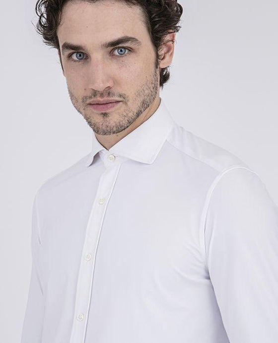 Paul & Shark - Chemise manches longues unie Performance - J Fit - LE CAPITAINE D'A BORD