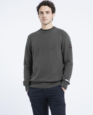 Paul & Shark - Col rond chiné RE-CASHMERE - LE CAPITAINE D'A BORD