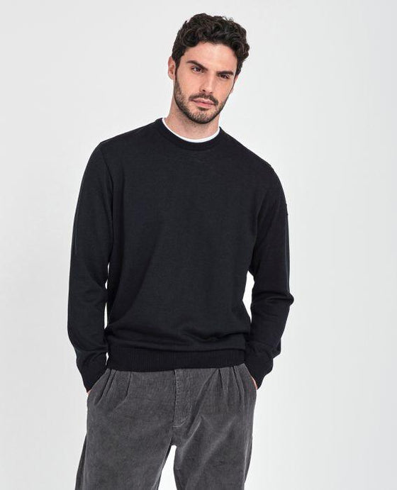 Paul & Shark - Col rond de laine mérinos Cool Touch - LE CAPITAINE D'A BORD