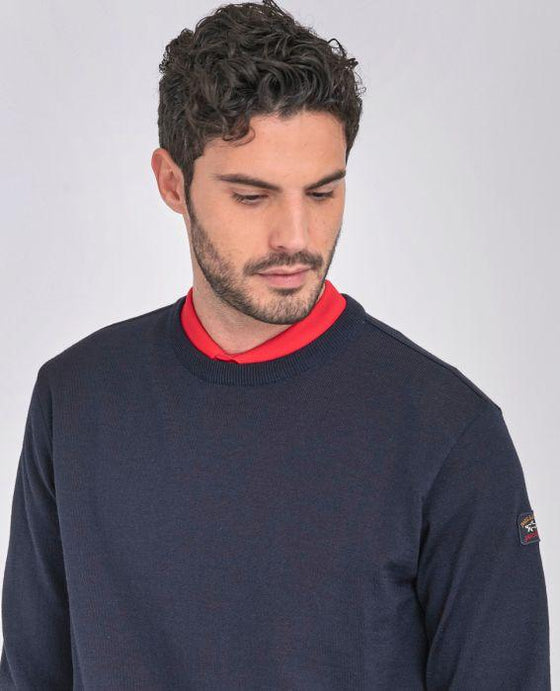 Paul & Shark - Col rond de laine mérinos Cool Touch - LE CAPITAINE D'A BORD