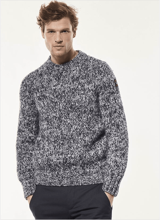 Paul & Shark - Col rond grosse maille Fisherman - LE CAPITAINE D'A BORD