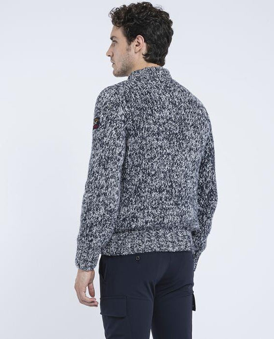 Paul & Shark - Col rond grosse maille Fisherman - LE CAPITAINE D'A BORD