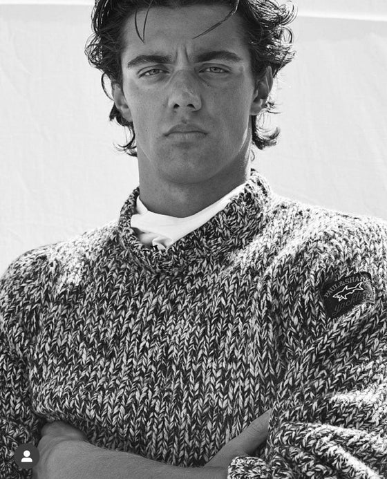 Paul & Shark - Col rond grosse maille Fisherman - LE CAPITAINE D'A BORD