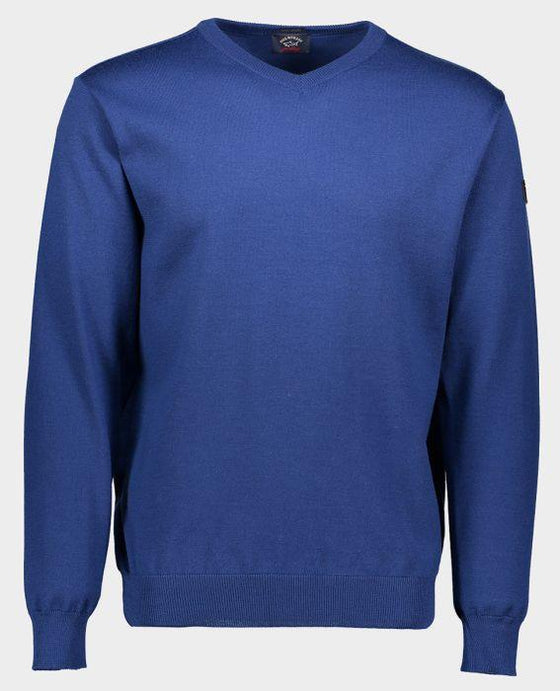 Paul & Shark - Col V de laine mérinos Cool Touch - LE CAPITAINE D'A BORD