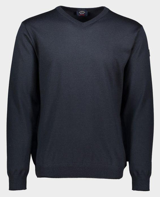 Paul & Shark - Col V de laine mérinos Cool Touch - LE CAPITAINE D'A BORD